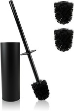 Stainless Steel Toilet Brush,Toilet Bowl Brush and Holder Set,Scratch Resistant