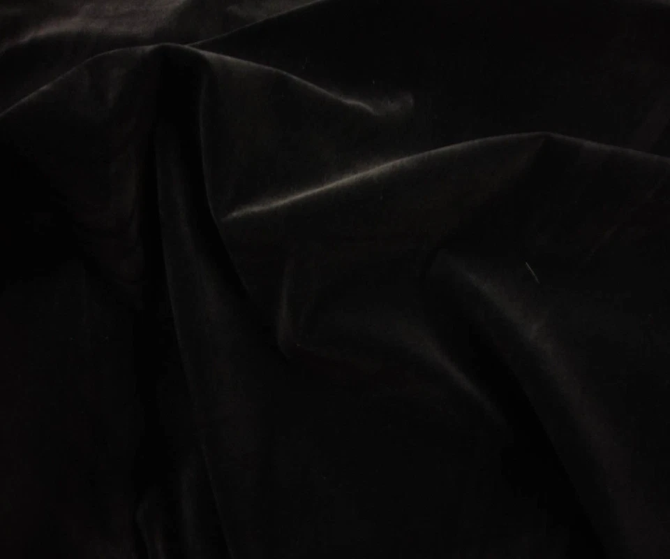 Velvet UPHOLSTERY Poker Table Nylon Plush BLACK Fabric per yard 60" wide BTY