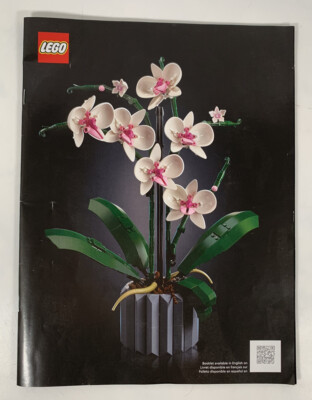LEGO Booklet Manual Orchid Botanical Collection 10311 NO BRICKS