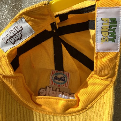 Streets Paddle Pop Cap hat Corduroy Yellow - Picture 2 of 3