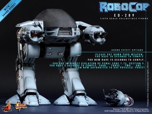 Nueva Hot Toys Mms204 1/6 Robocop Ed209 Robot Figura Juguete en Stock - Imagen 2 de 8