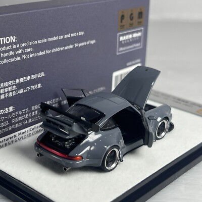 PGM 1/64 RWB 930 セメントグレー PGM 1:64 Porsche RWB 930 Cement Grey (2 Versions) – Horizon