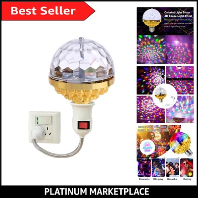 Modernes goldenes Disco-Licht mit Strobe-Effekten - perfekt für Partys & Events