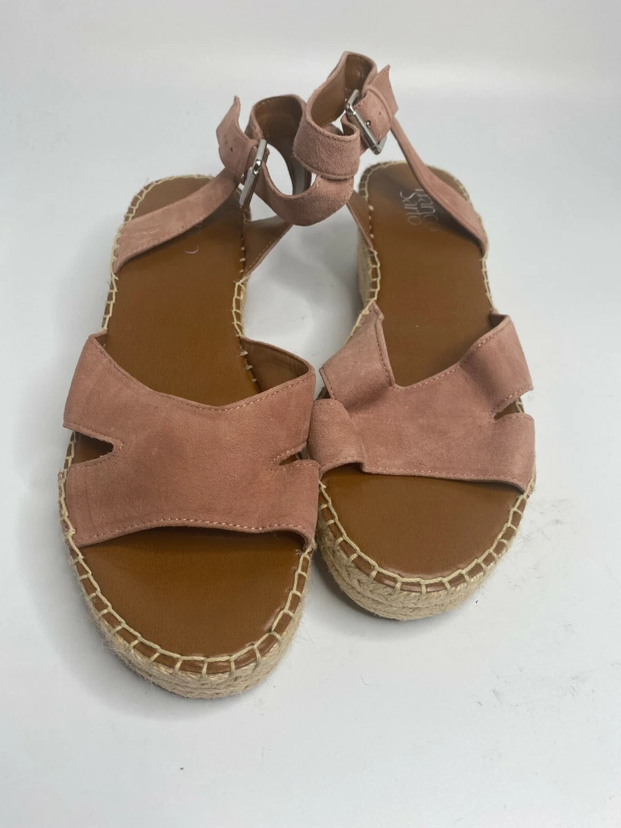 Franco Sarto Pellia Size 10M Women s Suede Espadrille Wedge