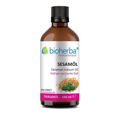 Sesamöl Sesamum Indicum Seed Oil Reines Trägeröl 100 ml