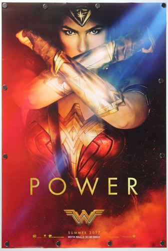 Wonder Woman 2017 DC Comics Double Sided Original Movie Poster 27" x 40"