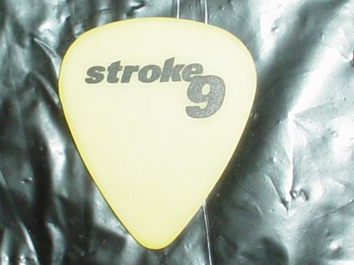 STROKE 9 Logo & John McDermott Signature 2000 Concert RaRe Tour GUITAR PICK