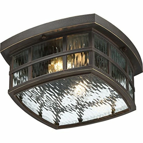 Quoizel SNN1612PN 2-Light Stonington Outdoor Lantern in Palladian Bronze - Picture 6 of 7