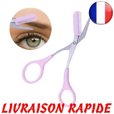 Rasoir Sourcils Ciseaux Peigne Démaquillant Epilation Tondeuse Cils Cheveux - Photo 1/2