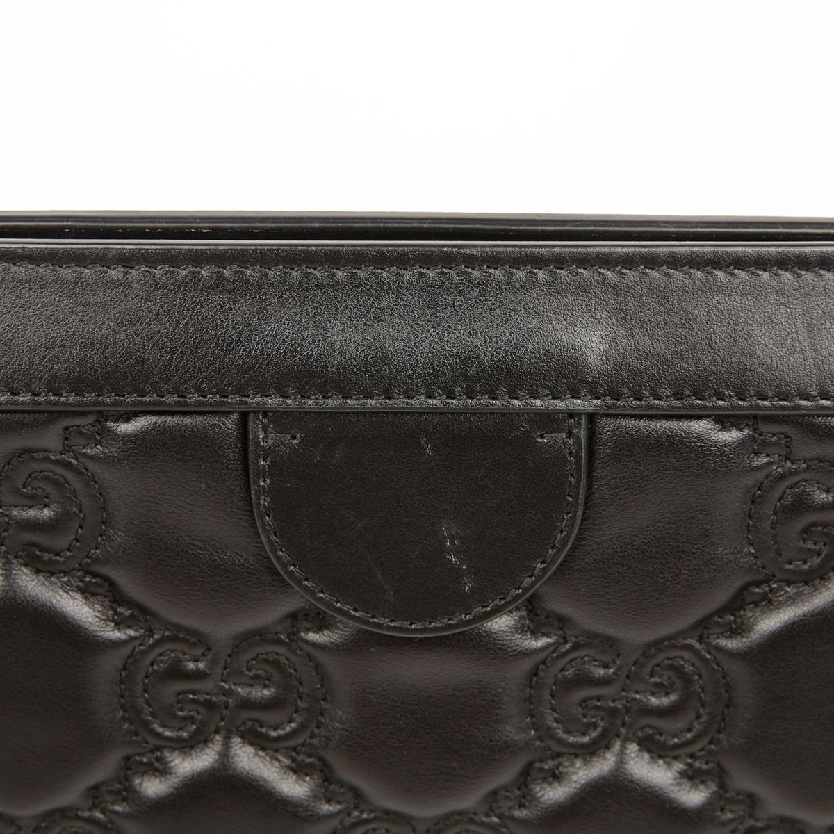 Gucci 702200 GG Matelassé Small Leather Shoulder and