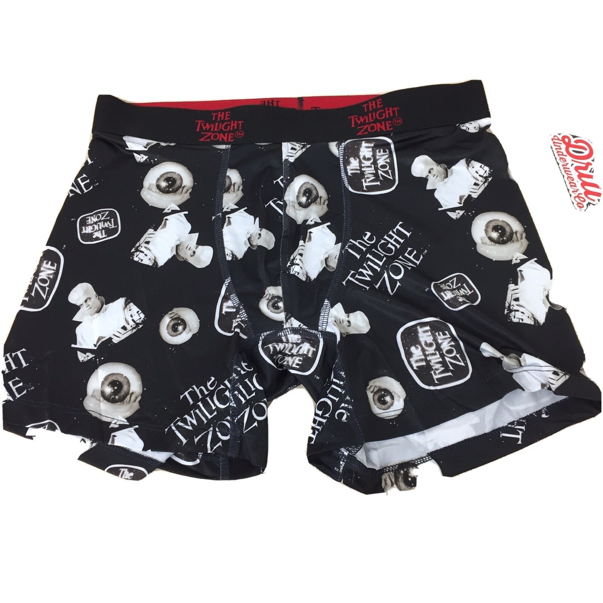 The Twilight Zone Novelty Boxer Brief mens S 28”-30” New