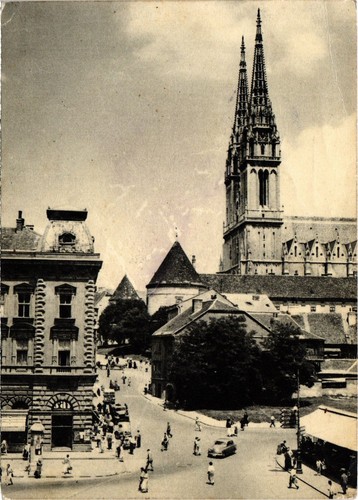 CPA AK Zagreb Place de la Republique CROATIA (1405655