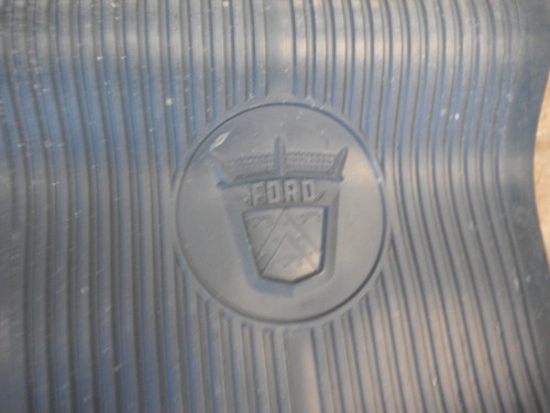 FORD NOS 1957 1959 1964 BLUE REAR FLOOR MATTS B7A-18323-C - Bild 6 von 7