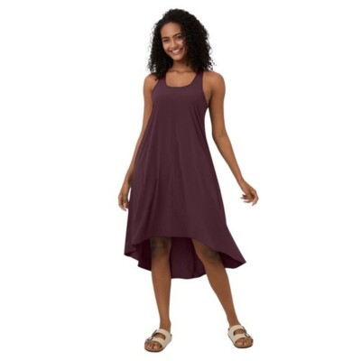 Halara Size XL Breezeful Racerback High Low Quick Dry Casual Dress in  Amaranth | eBay