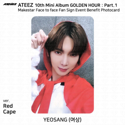 ATEEZ 10th Mini Album Golden Hour Part.1 Makestar Last Fan