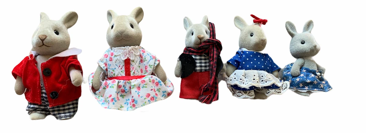 Sylvanian Families - Set Famille Lapin Gris