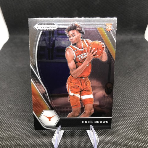 2021 Panini Prizm Entwurf Picks Rookie Karte RC #27 GReg braun Texas Longhorns