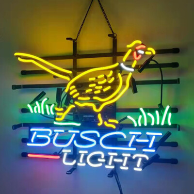 Hunt Pheasant Buschs Light Neon Sign 19