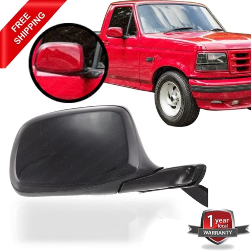 Mirror Paintable Passenger Side For 92-97 Ford Bronco F-150 F-250 F-350 F Super