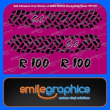 Decalcomanie copri serbatoio e batteria BMW R100 GS R 100 GS PD Paris Dakar E91