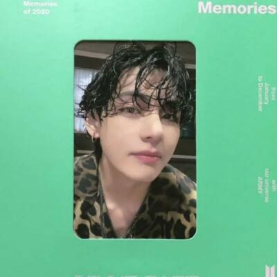 BTS Memories 2020 Blu-ray Official Photo card Bang tang