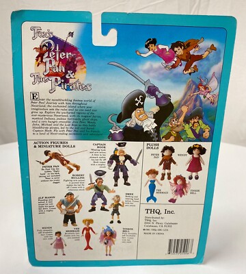 Fox's PETER PAN and The Pirates ROBERT MULLINS Figure By THQ 1990