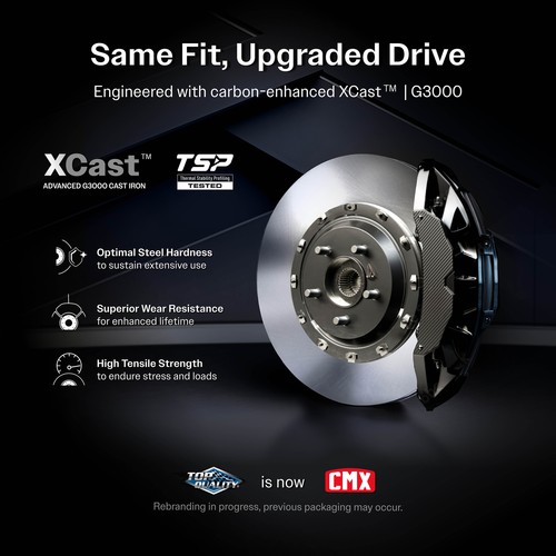 Front Semi-Metallic Rear Ceramic Pads And Disc Brake Rotors Kit For Cadillac CTS - Picture 3 of 14