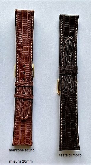 19mm Morellato Italy Genuine Certified Lizard Tan Stitched Watch Band 718