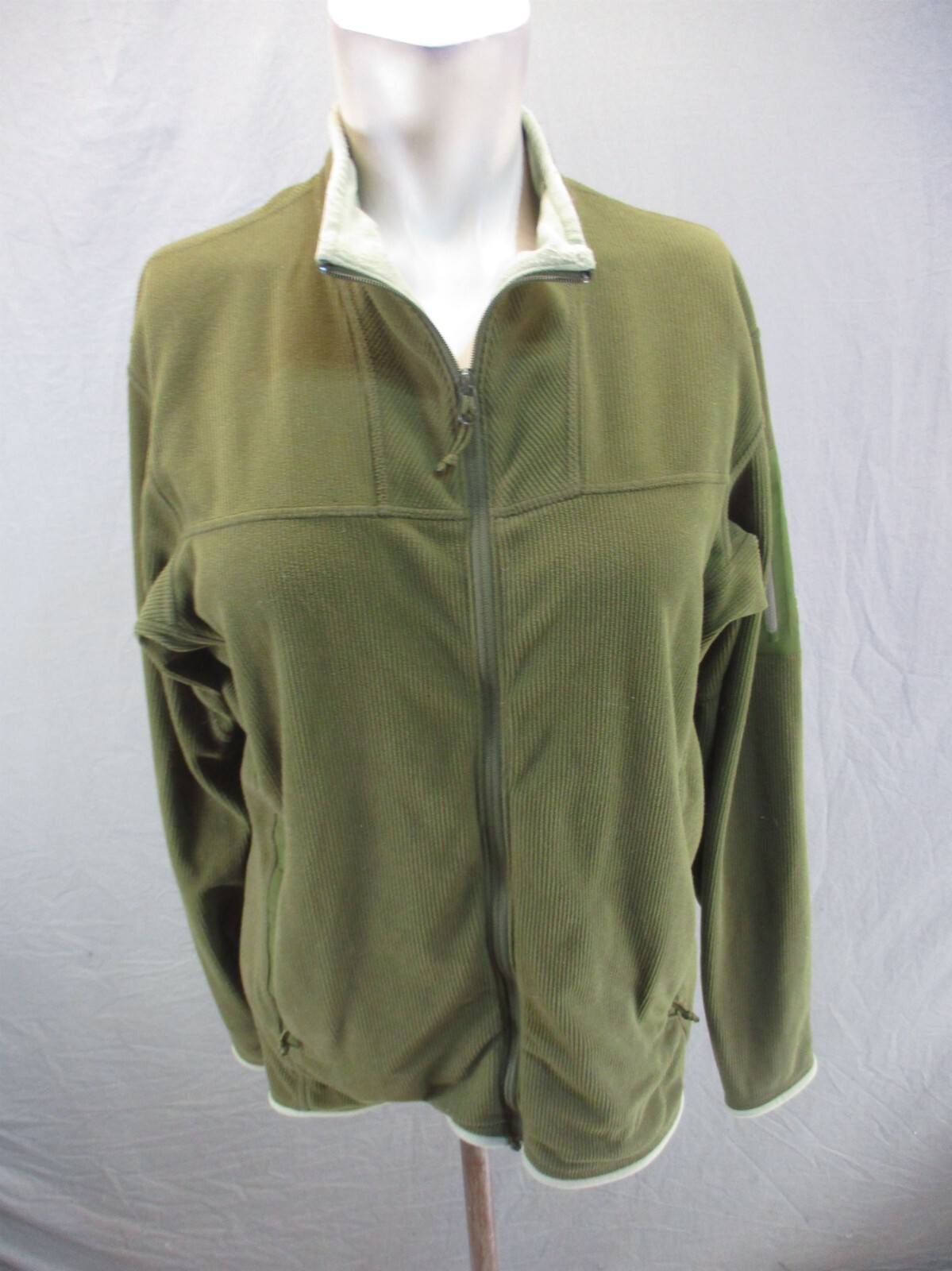 Giacca sportiva ARC'TERYX taglia S uomo full zip supporto colletto foderato pile 945