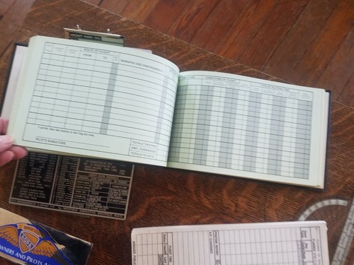 VTG Pilot Kit Metal Aircraft Radio Call Clipboard, Flight Log, Book, Nav Plotter - Picture 7 of 10