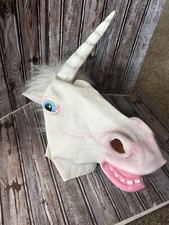 Set De 8 Máscaras De Unicornio Para Decorar Y Colorear – DIY, Con Cuerdas Y Pinceles, Ideal Para Fiestas Y Halloween