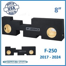 2018 Ford F-250 Super Duty Crew-Cab 8" Dual Sub Box Subwoofer Enclosure