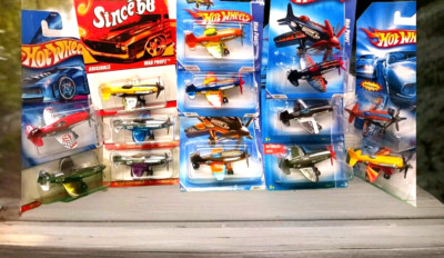 Hot Wheels MADD Propz-13 Stunt Plane Lot: Classics- Since 68-HW Racing-Rescue