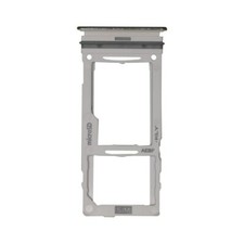 SIM microSD Card Tray Single for Samsung Galaxy A72 Silver Replacement Repair