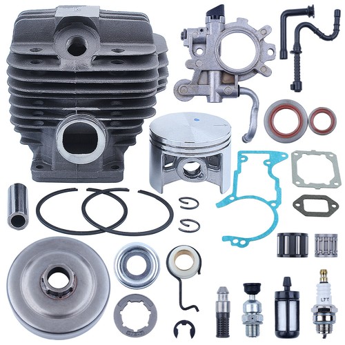 52mm For Stihl MS440 9640 003 1850 Cylinder Piston Sprocket Clutch Drum Kits - Picture 3 of 6