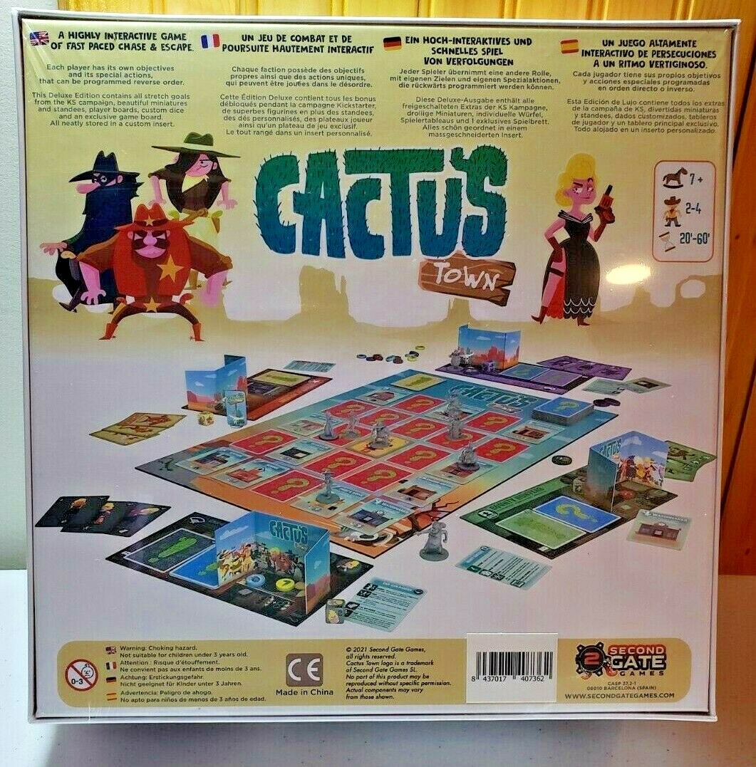 CACTUS TOWN Game KS ALL-IN Sheriff Ed DELUXE 3 Expansions/sleeves/2  Promos/Minis | eBay.de