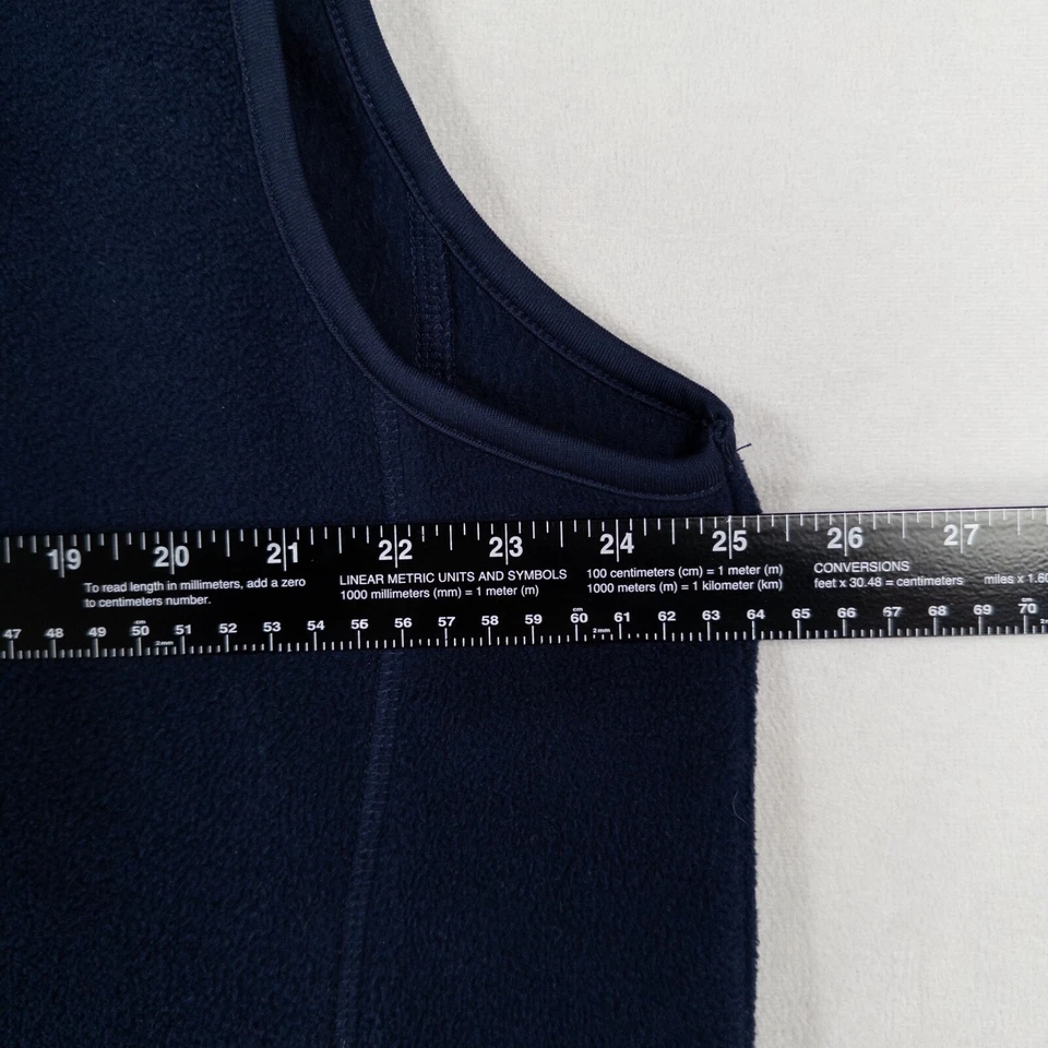 Field & Stream Vest Men XL Navy Blue Fleece Zip Up Lightweight Pockets Outdoors - Image 4 of 4
