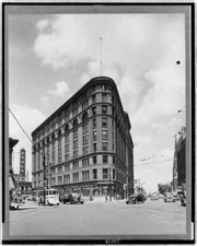 8" x 10" Photo  Denver, Colo. 1935-1940 -The Old Brown Palace Hotel Street Scene