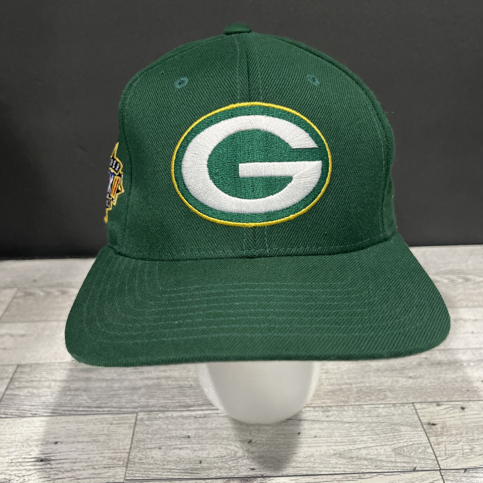 Vintage Green Bay Packers Super Bowl XXXII Snapback Cap NFL Retro