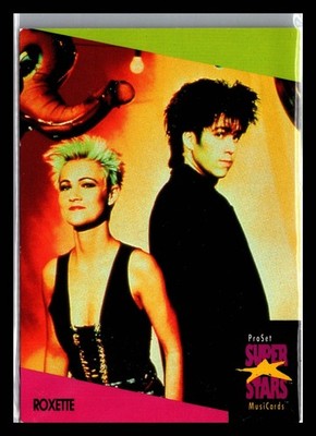 1991 Pro Set Super Stars Roxette #119 Musicards Pop Duo Look Sharp