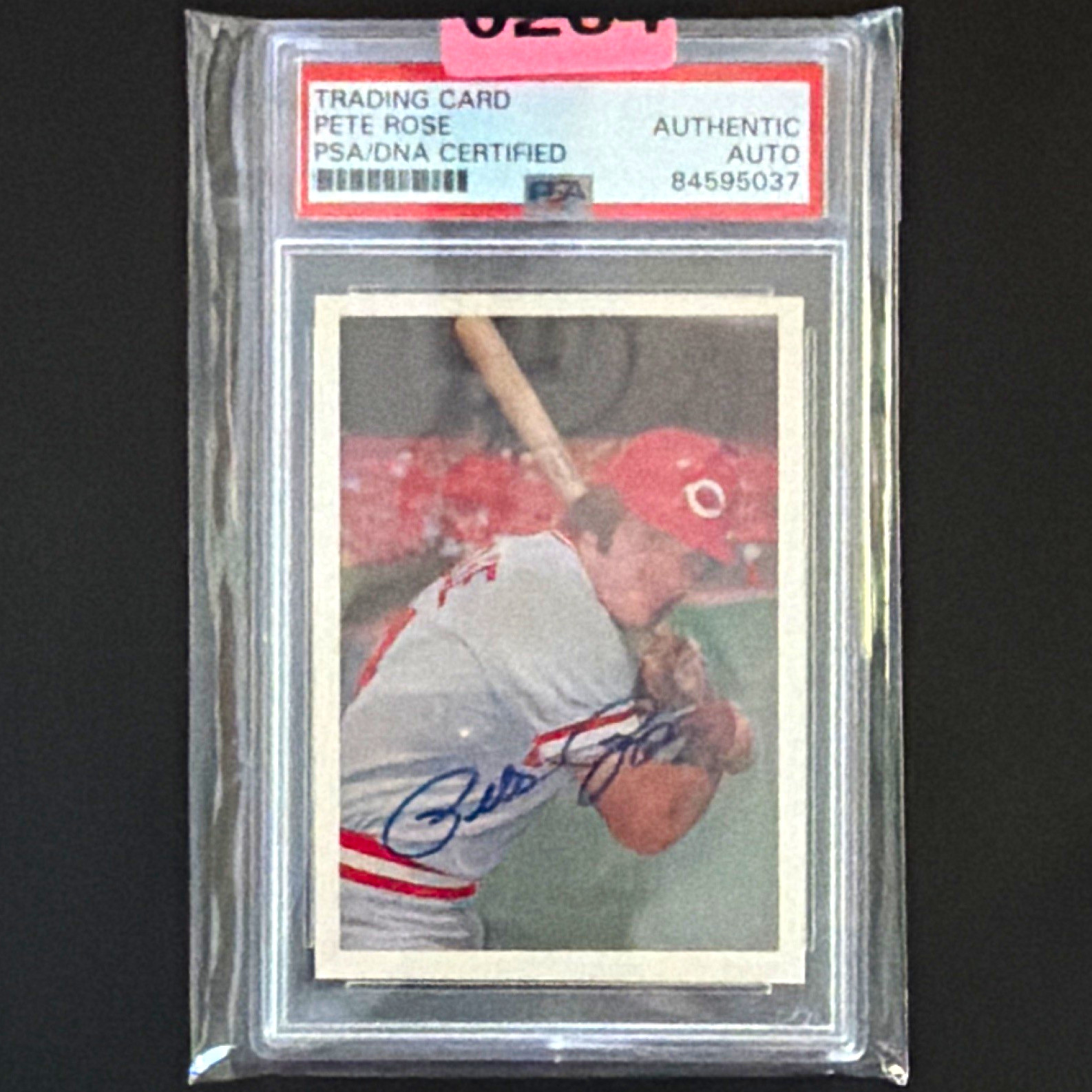 1965 Topps #626 Pete Rose Cincinnati Reds Hard Signed Auto PSA/DNA 84595037