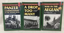 Lot of 3 Stackpole Military History Series WWII Books Panzer Arnhem Aegean
