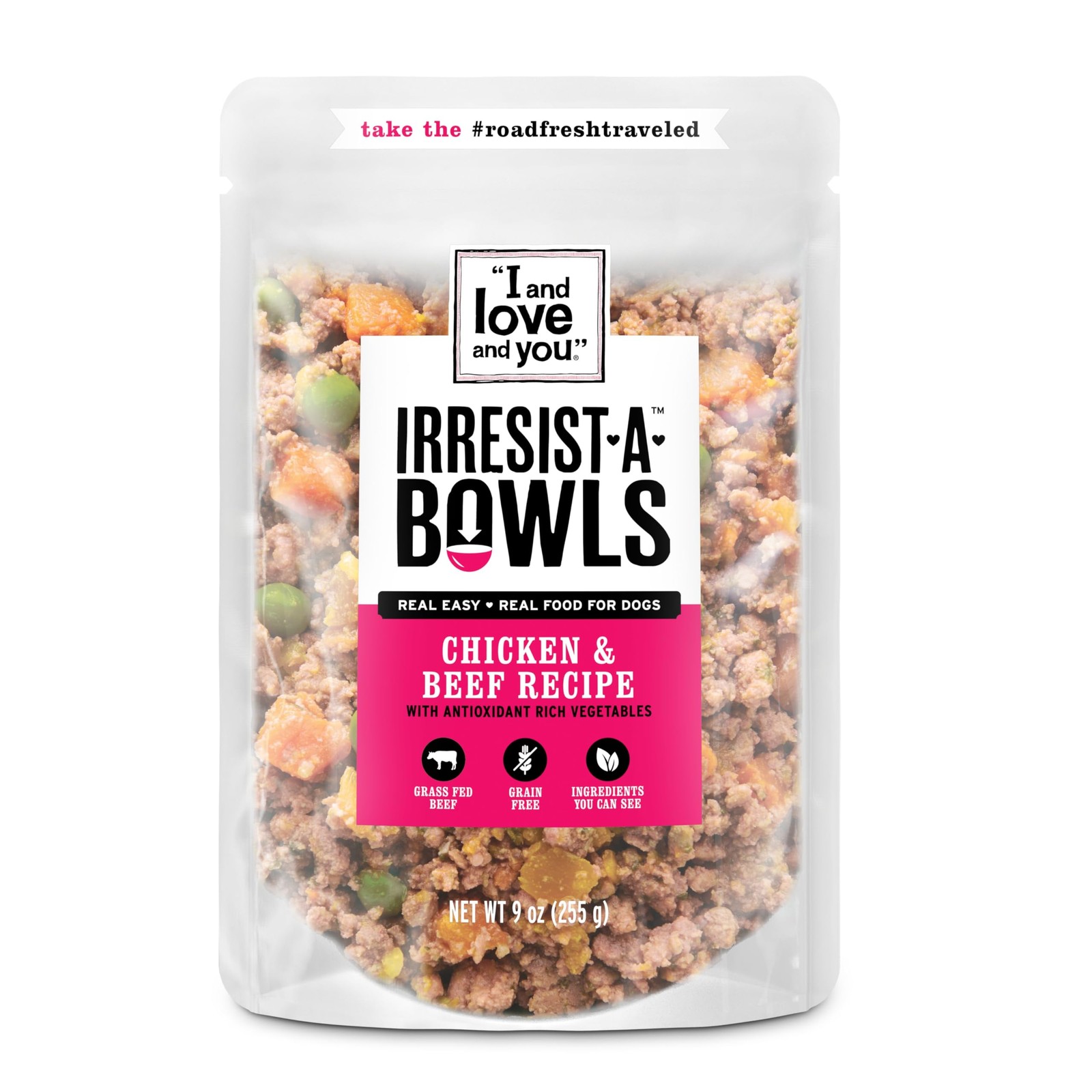 Irresist-A-Bowls Wet Dog Food, Chicken and Duck Recipe, Ready to Serve, Grain...