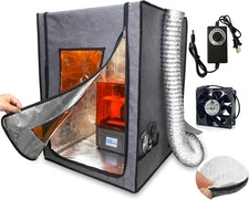 Multifunctional 3D Printer Enclosure w/Adjustable Ventilation Kit Eliminate Odor