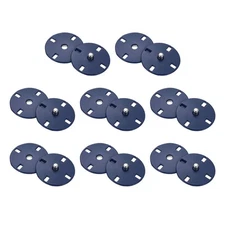 8 Sets Sewing Snap Buttons, Press Buttons Snap Fasteners 23mm, Blue