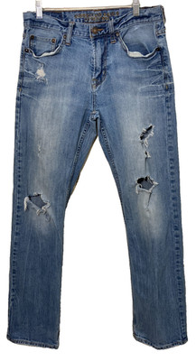 American Eagle Core Flex Men's Classic Bootcut Distressed Jeans (Tag Size 30x34)