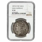 1879CC Morgan Silver Dollar $1 VAM 3 NGC VF 30