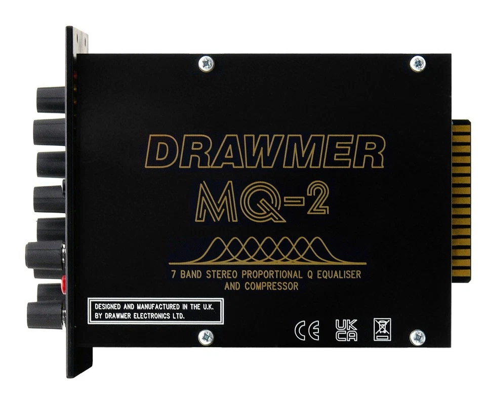 Ecualizador estéreo de 7 bandas Drawmer MQ-2 500 Series Foto 3 de 3