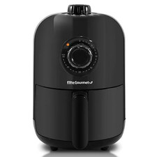 Elite Gourmet Compact 1-Qt Air Fryer for Small Spaces