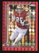 2025 Topps Chrome George Kittle #267 Red Geometric 3/5